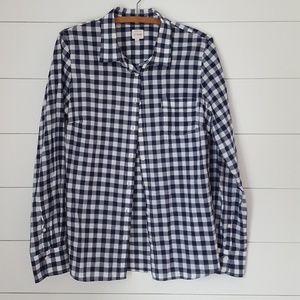 J Crew The Perfect Shirt Gingham